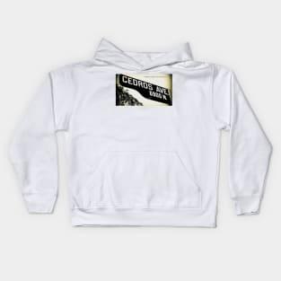 Cedros Avenue, SFV, Van Nuys, California by Mistah Wilson Kids Hoodie